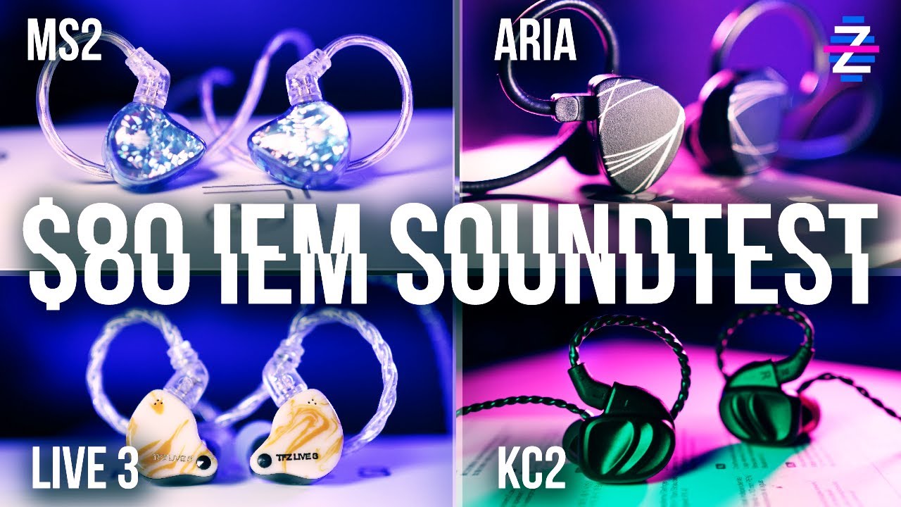 Hidizs MS2 Soundtest vs TFZ Live 3, BQEYZ KC2, Aria, CKX - $80 Hybrid Battle!