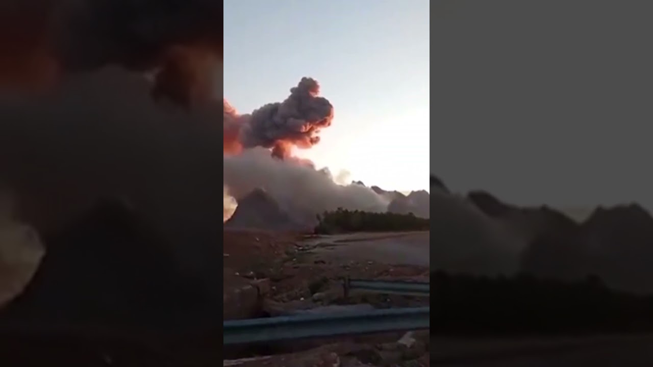 Fire blazes near Iranian military installation after attack