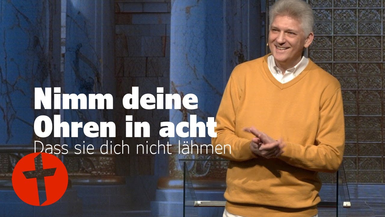 Nimm deine Ohren in acht! Und deine Augen auch. Dass sie dich nicht lähmen | Gert Hoinle