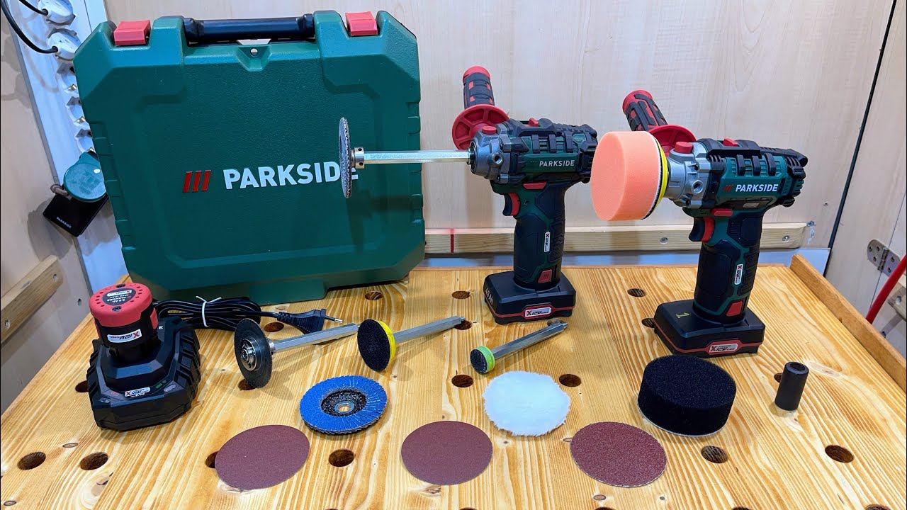 Parkside Lucidatrice Ricaricabile 12V PAAP unboxing e considerazioni.Rechargeable Polisher unboxing