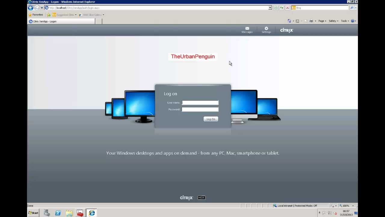 Citrix XenDesktop CCA Lesson 4 Web Interface