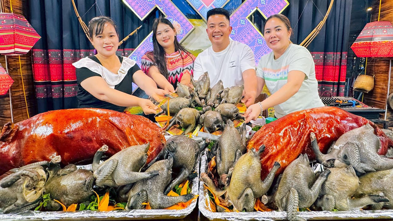 SAPA TV | ĐÓN VỢ CHỒNG LÝ THỊ CA TẠI NHÀ HÀNG SAPA TV THƯỞNG THỨC ĐẠI TIỆC GÀ ĐEN LỢN BẢN NẤM HƯƠNG