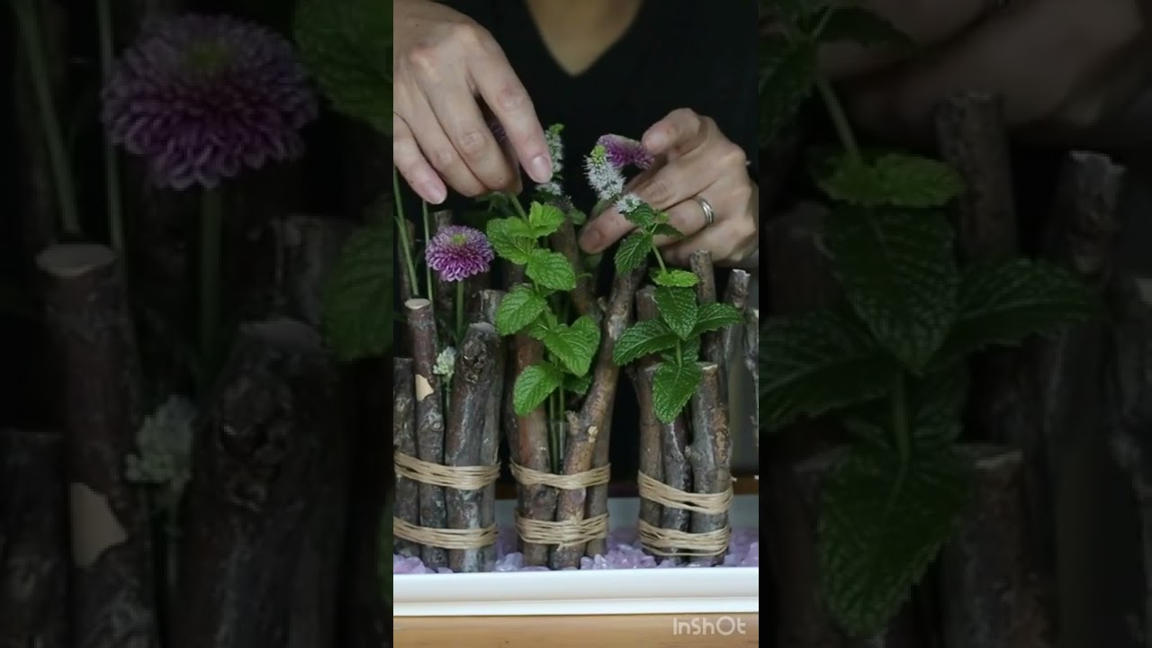 Simple Spring centerpiece in 6 minutes??😱😍