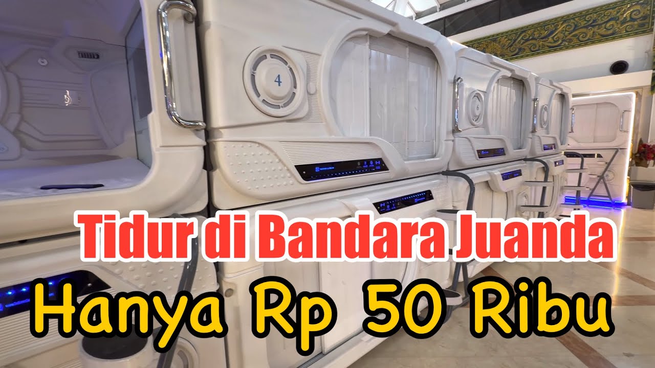 Tidur di Bandara Juanda Hanya Rp 50 Ribu
