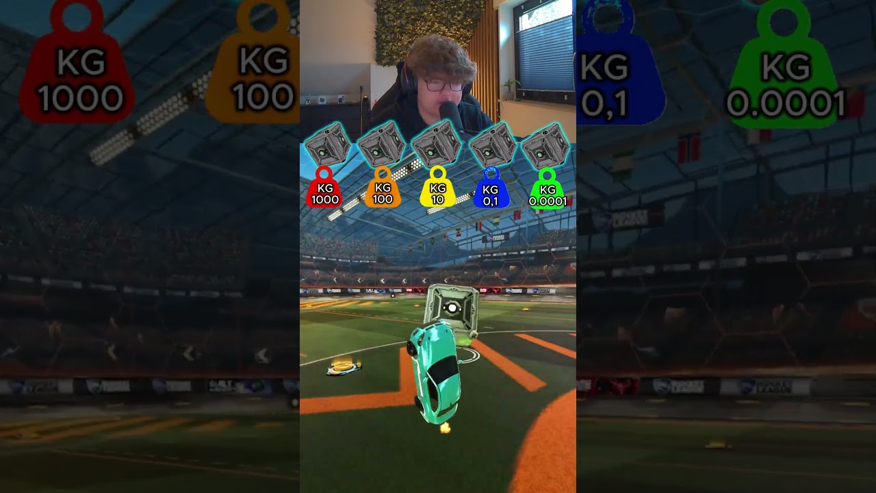 W&uuml;fel mit Gewicht In Rocketlegaue #challange #rl #gamesence #ungesund22