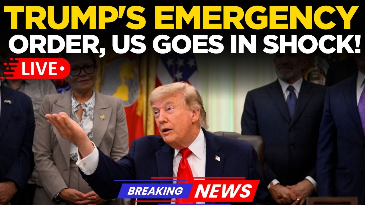 Trump Declares Emergency LIVE | Historic White House Announcement Rocks the Nation! | TImes Now