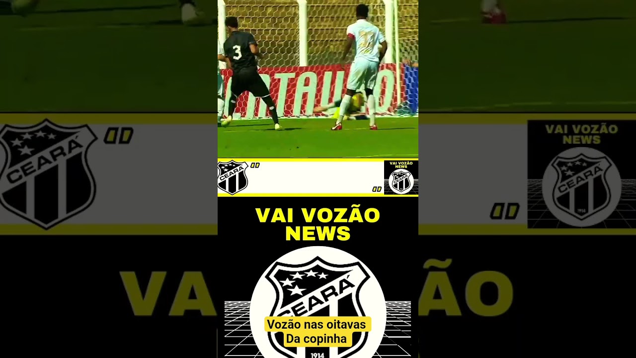 Ceará vence por 3 X 1  e está nas oitavas da copinha.