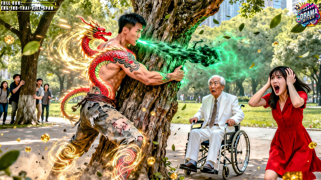 Fool Swallows a Tree in the Park — Suddenly Awakens War God Power and Saves the Dying Chairman!