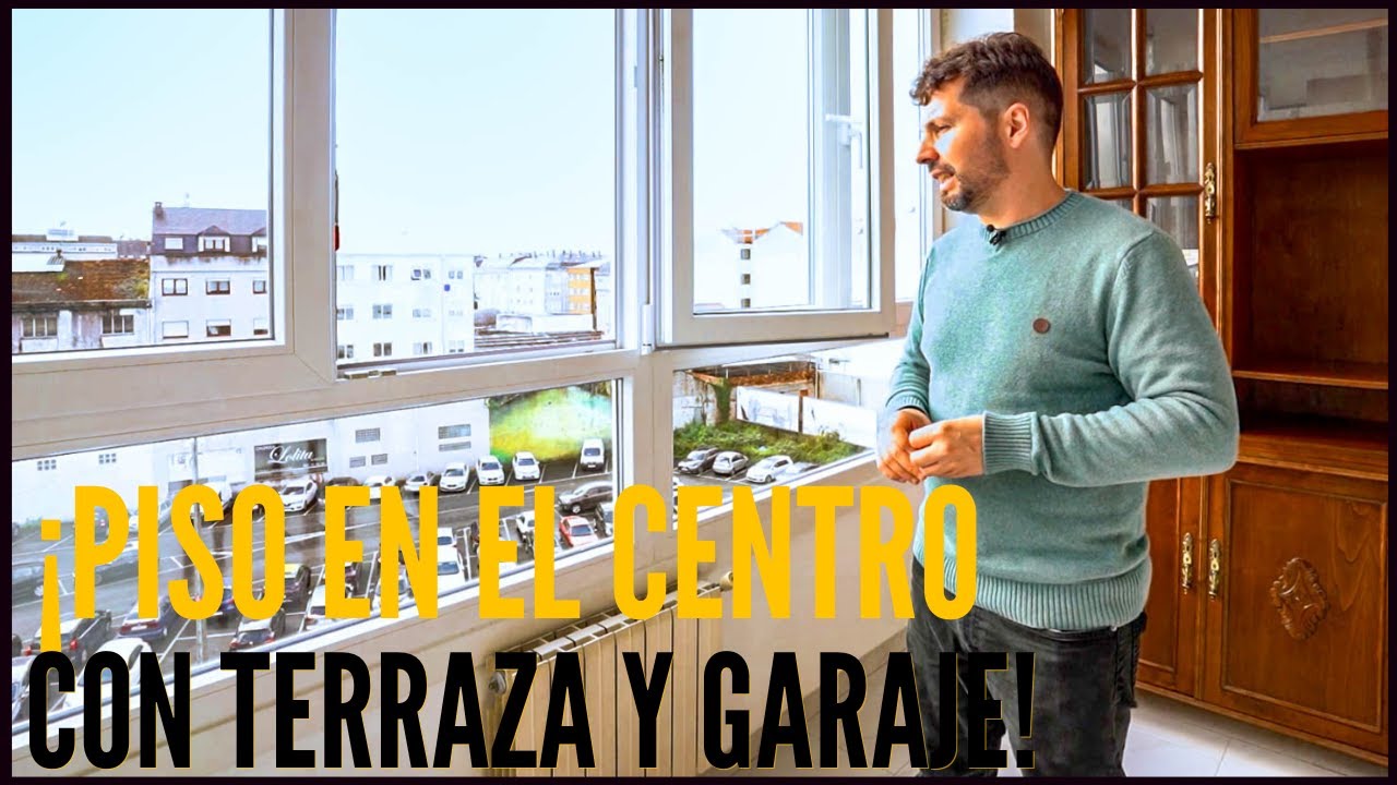 ¡AMPLIO Piso en el CENTRO de Carballo con TERRAZA +GARAJE+ ASCENSOR!