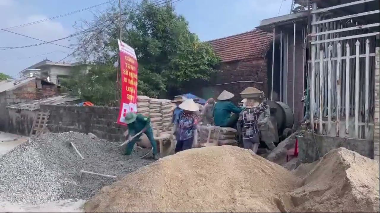 Công trình sử dụng xi măng Long Sơn tại xã Nam Cường Tỉnh Hưng Yên ngày 05/01/2026