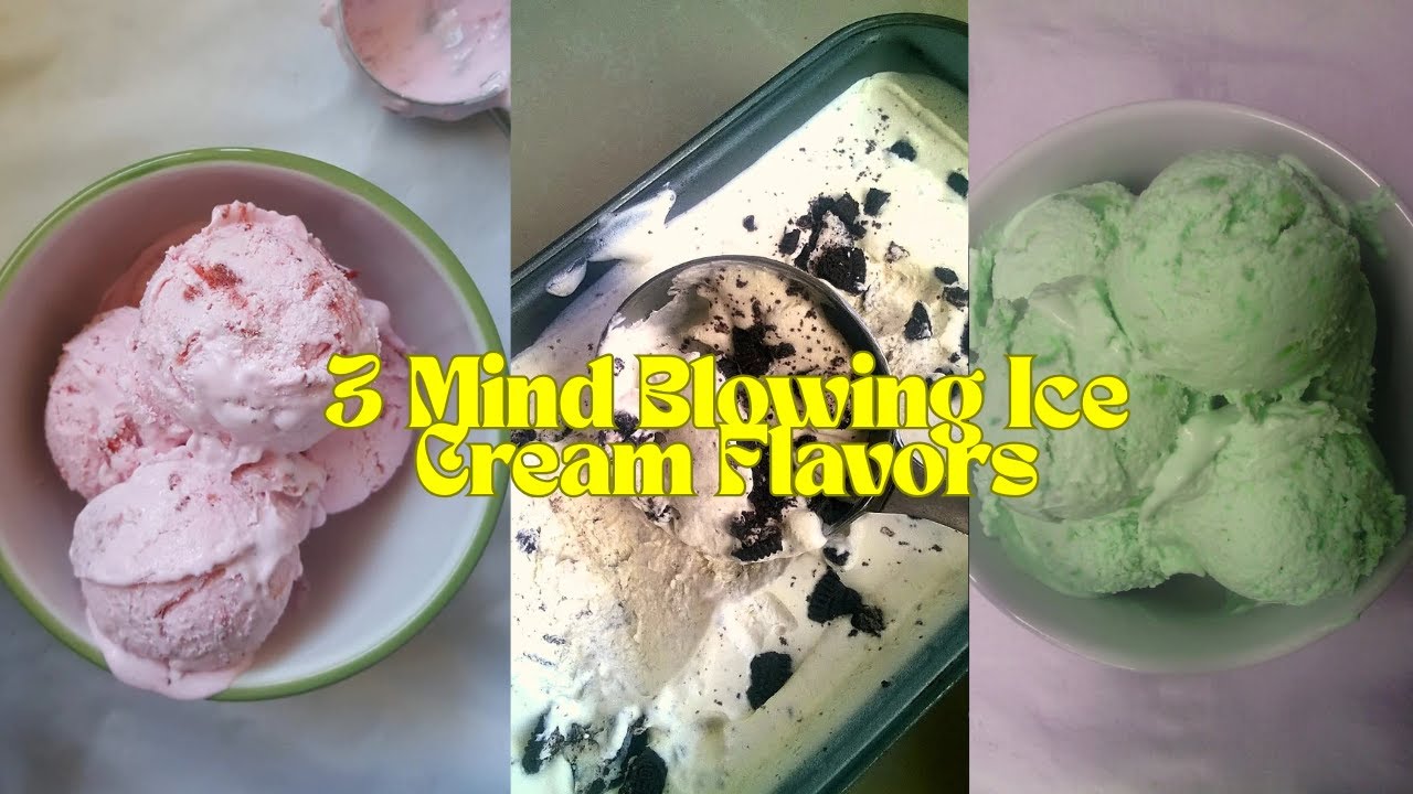 Top 3 Ice Cream Flavors You MUST Try: Avocado, Strawberry & Oreo