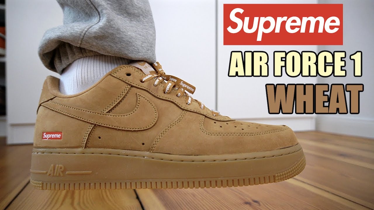 NIKE AIR FORCE 1 LOW SUPREME WHEAT REVIEW & ON FEET......BEST PAIR FOR FALL / WINTER?