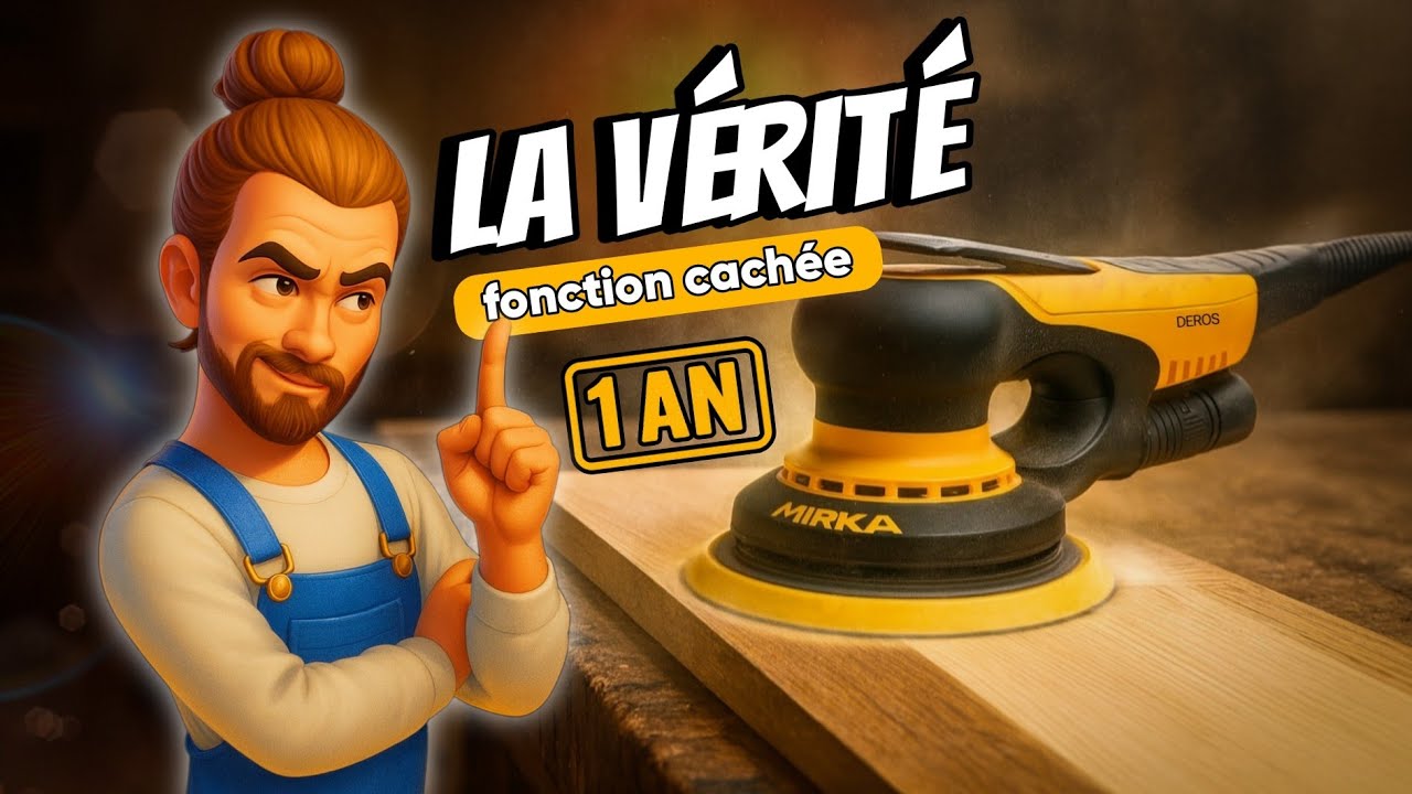 Ponceuse Mirka DEROS : La Vérité Après 1 An (Et Sa Fonction Cachée !)