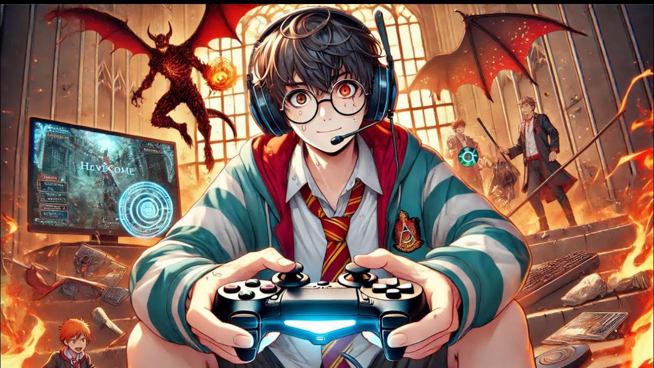 WHAT IF GENIUS GAMER HARRY STUCK INTO THE OP GAMING WORLD?
