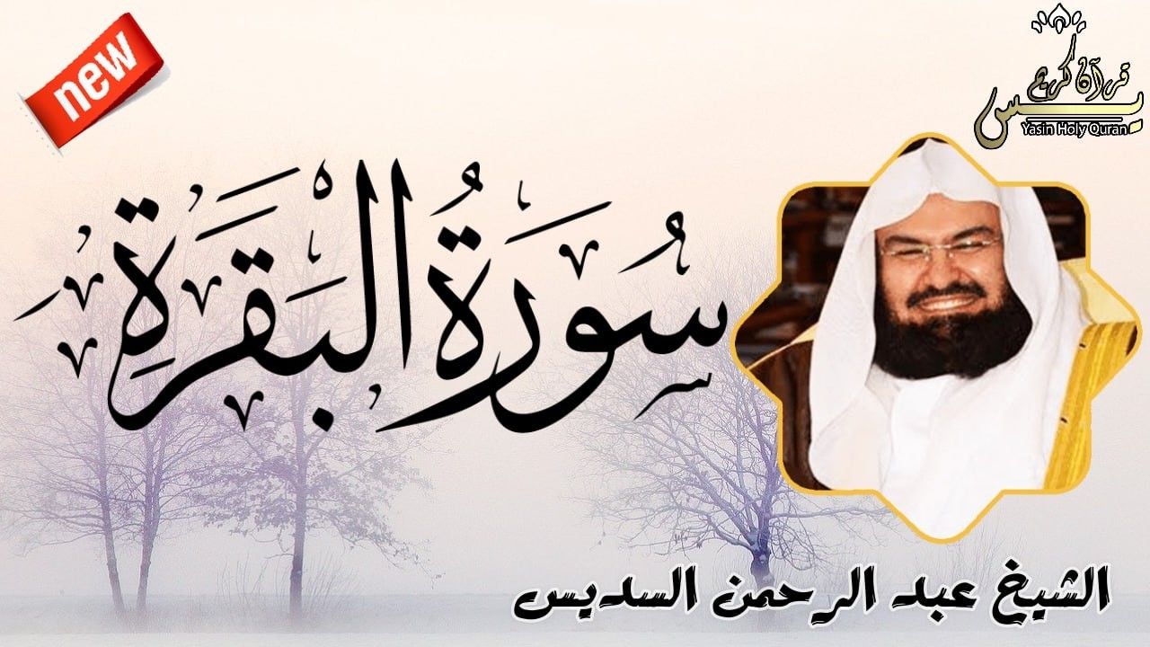 قرآن الصباح  سورة البقرة  لحفظ وتحصين المنزل   بصوت  الشيخ  عبد الرحمن السديس  SURAH AL BAQARAH