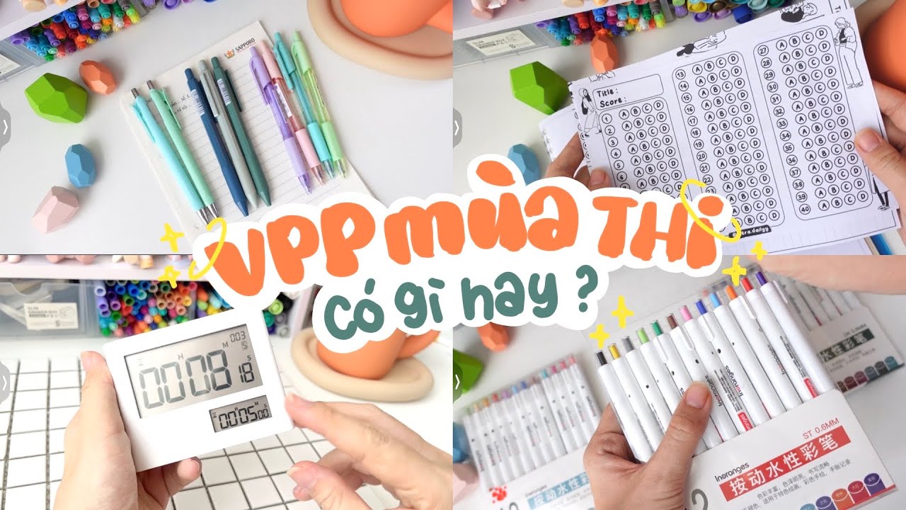 Văn Phòng Phẩm Hay Ho Cho Mùa Thi Nè 🤗 // Happy Hidari