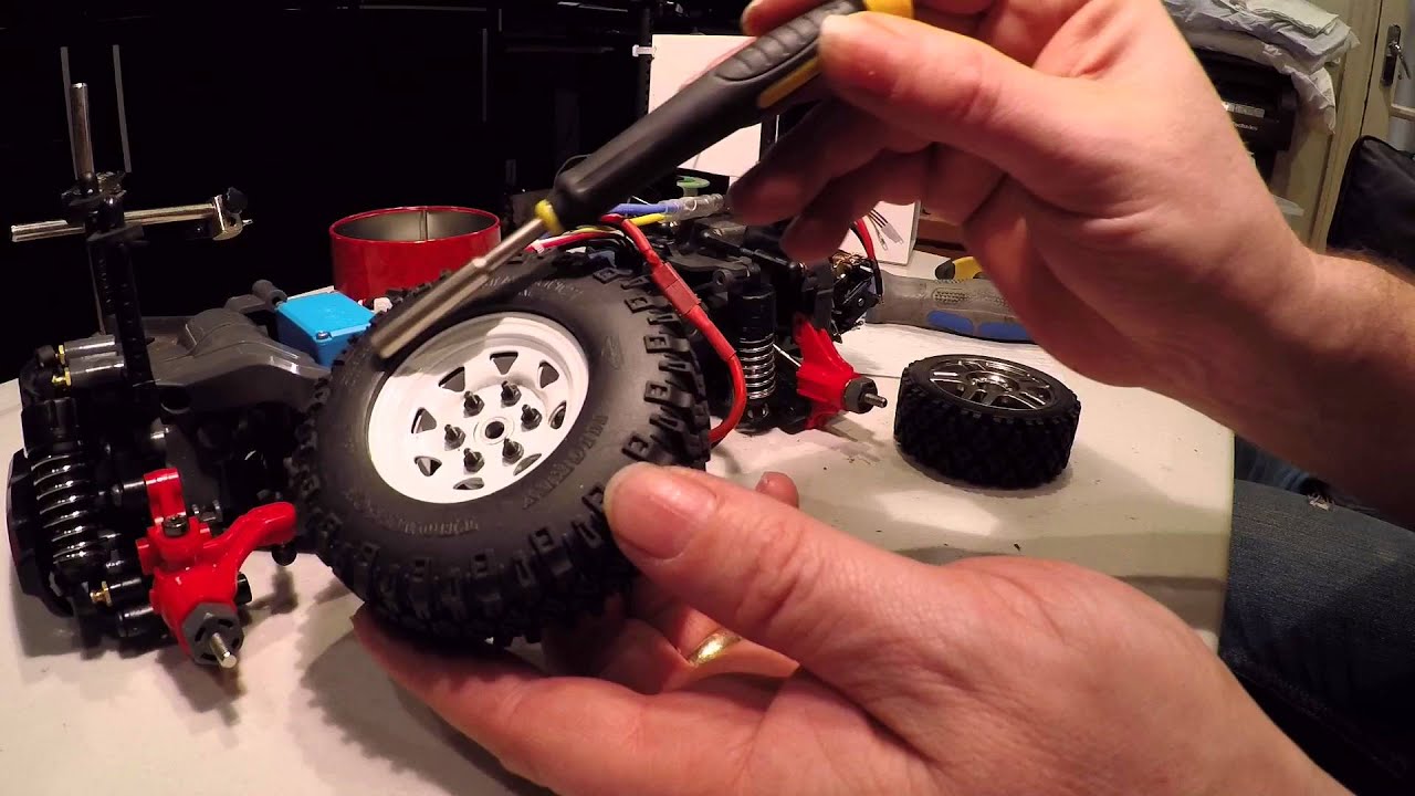 Tamiya MF01X Jimny crawler / trail runner upgrade pt4: RC4WD wheels & tyres plus soft springs