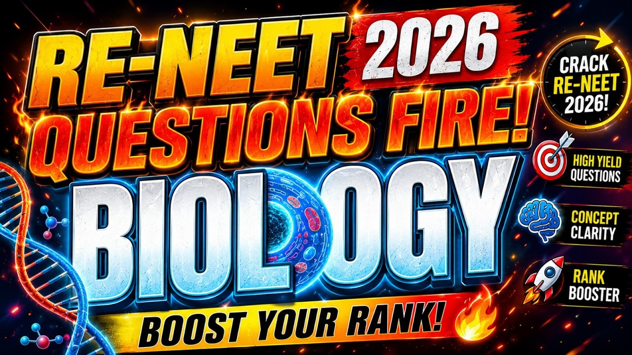 RENEET 2026 Biology | Rank Booster Question Fire. #neet #neetcoachings #neetbiology