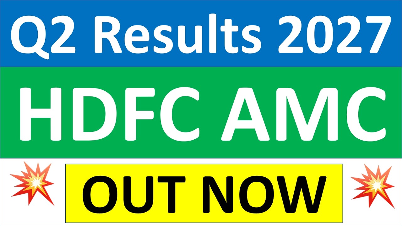HDFC AMC Q2 results 2027 | HDFC AMC results today | HDFC AMC Share News | HDFC AMC Share latest news