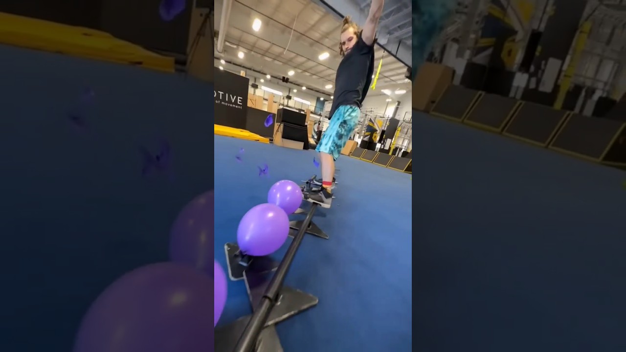 Balloon Pop Cpompilation 🤯🎈 #parkour #tricking #climbing #funny