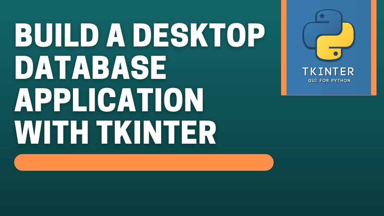 Build a Desktop Database Application With Tkinter || ⭐⭐Complete Project⭐⭐