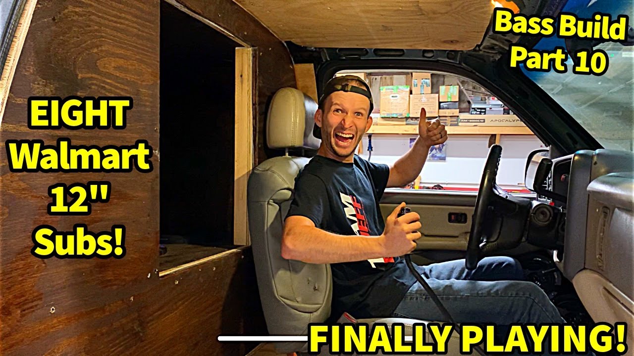 Building the Loudest Walmart Subwoofer System! | Part 10