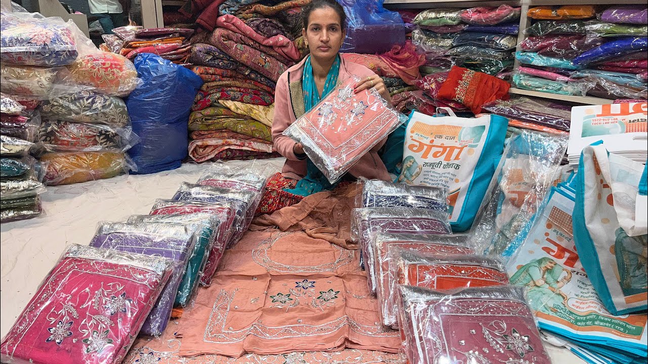 ठाकुर जी प्योर ओढ़नी जरदोजी दबका हैंडवर्क राजपूती पोशाक | मनु गंगा राजपूती पोशाक बीकानेर