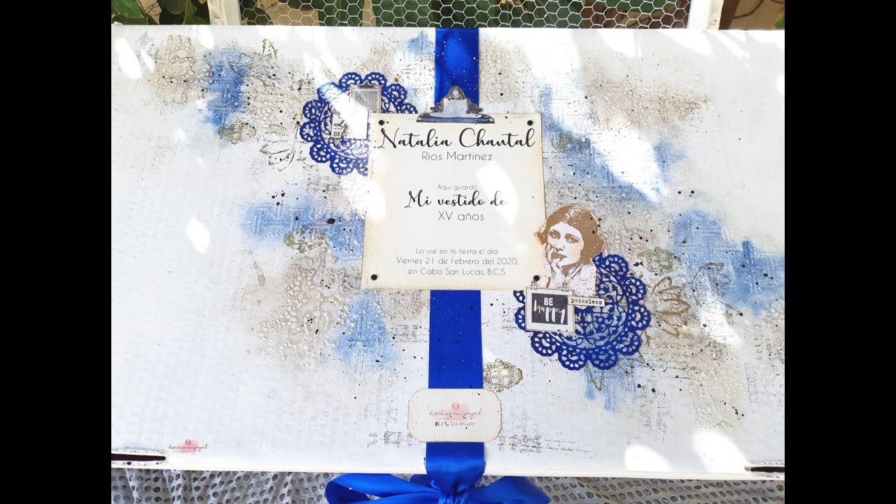 Altered storage box | Scrapbook | Mixmedia |Tutorial