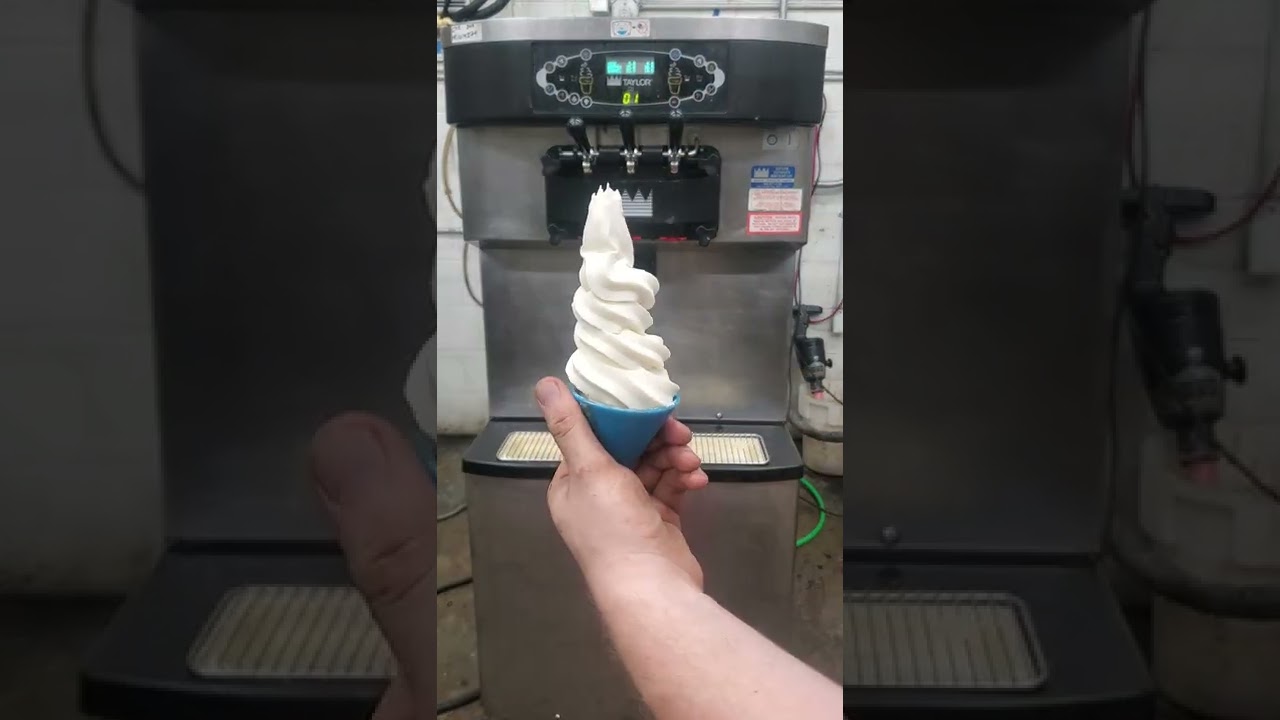 M1014379 Taylor C712 3 Phase Air Cooled Pressurized Soft Serve Ice Cream Machine Mix Test