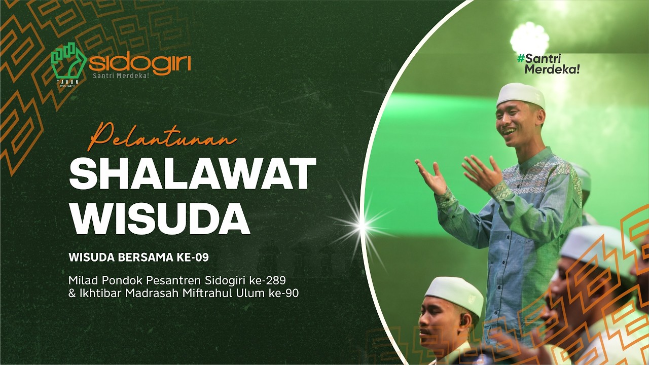 Anta Syamsun | Wisuda Bersama ke-9 | Milad Sidogiri 289