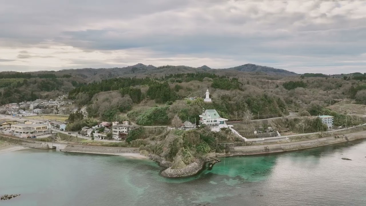 寒い曇りの雨晴　未編集動画