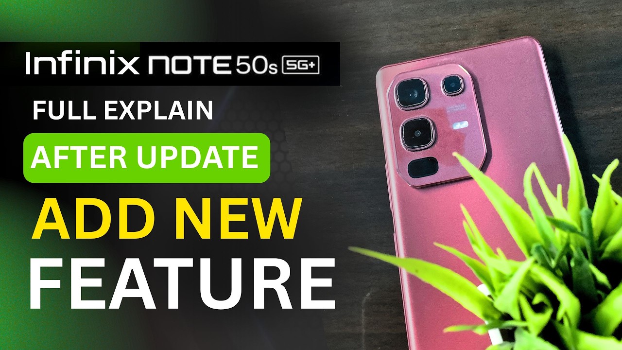 Infinix Note 50s XOS 16 🔥 New Features After Update Explained! | Infinix Note 50s 5G