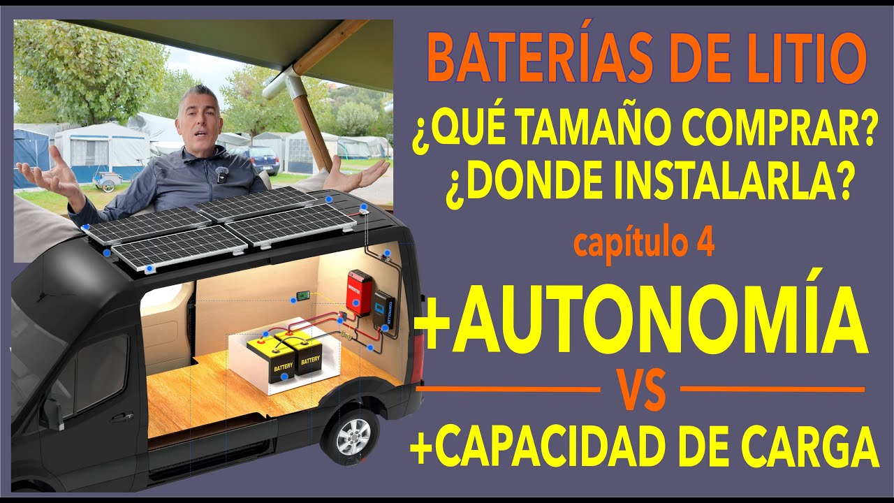 BATERÍAS DE LITIO - LA AUTONOMIA🔋LA RECARGA🪫EL TAMAÑO🔋🔋🔋