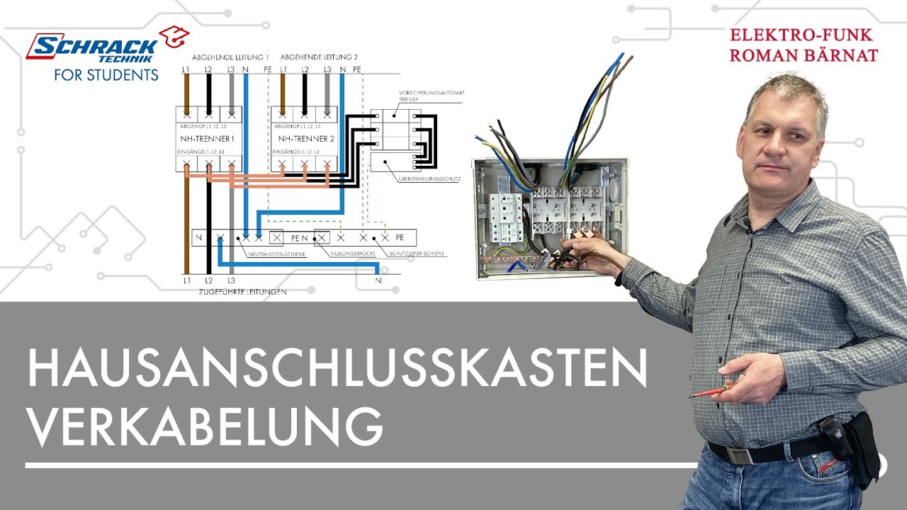 So verdrahtest du einen Hausanschlusskasten richtig!