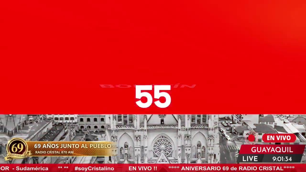 Miercoles 25 de Febrero de 2026 - RADIO CRISTAL DE GUAYAQUIL ** #1957radiocristal
