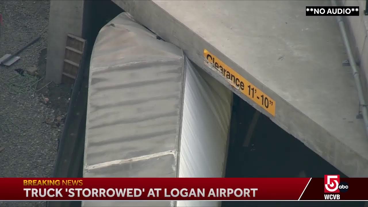 Truck 'Storrowed' at Logan Airport
