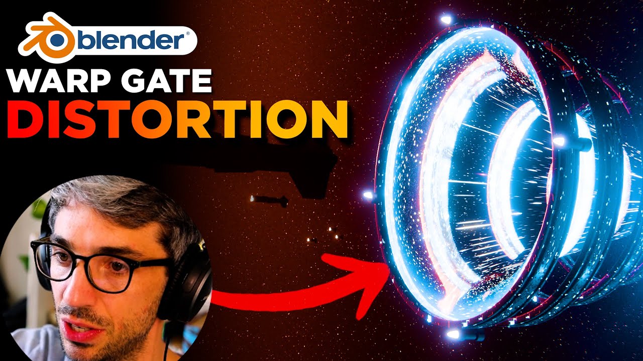 Create A Cool Warp Gate Scene From Scratch - Blender Tutorial - Modelling, Texturing & Lighting