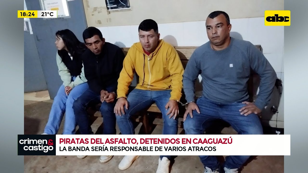 Capturan a “piratas del asfalto” en Caaguazú