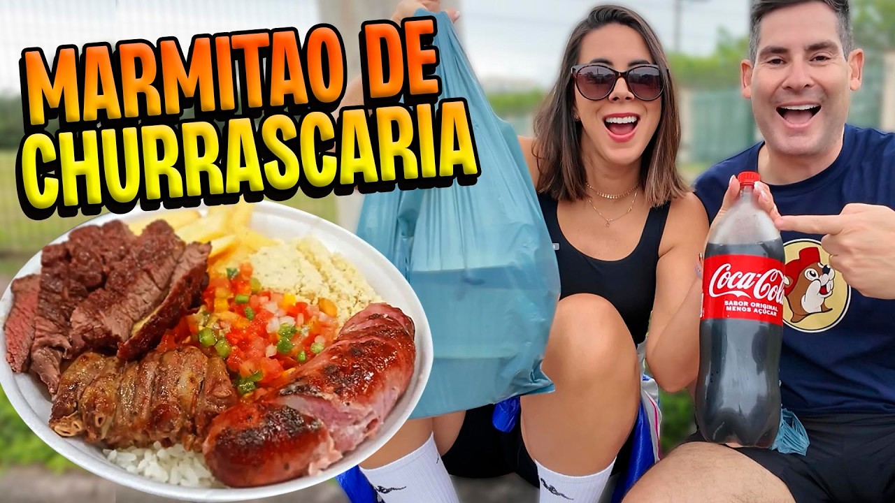 Provando Marmita da Churrascaria Rio Sul | Veio MUITA Comida