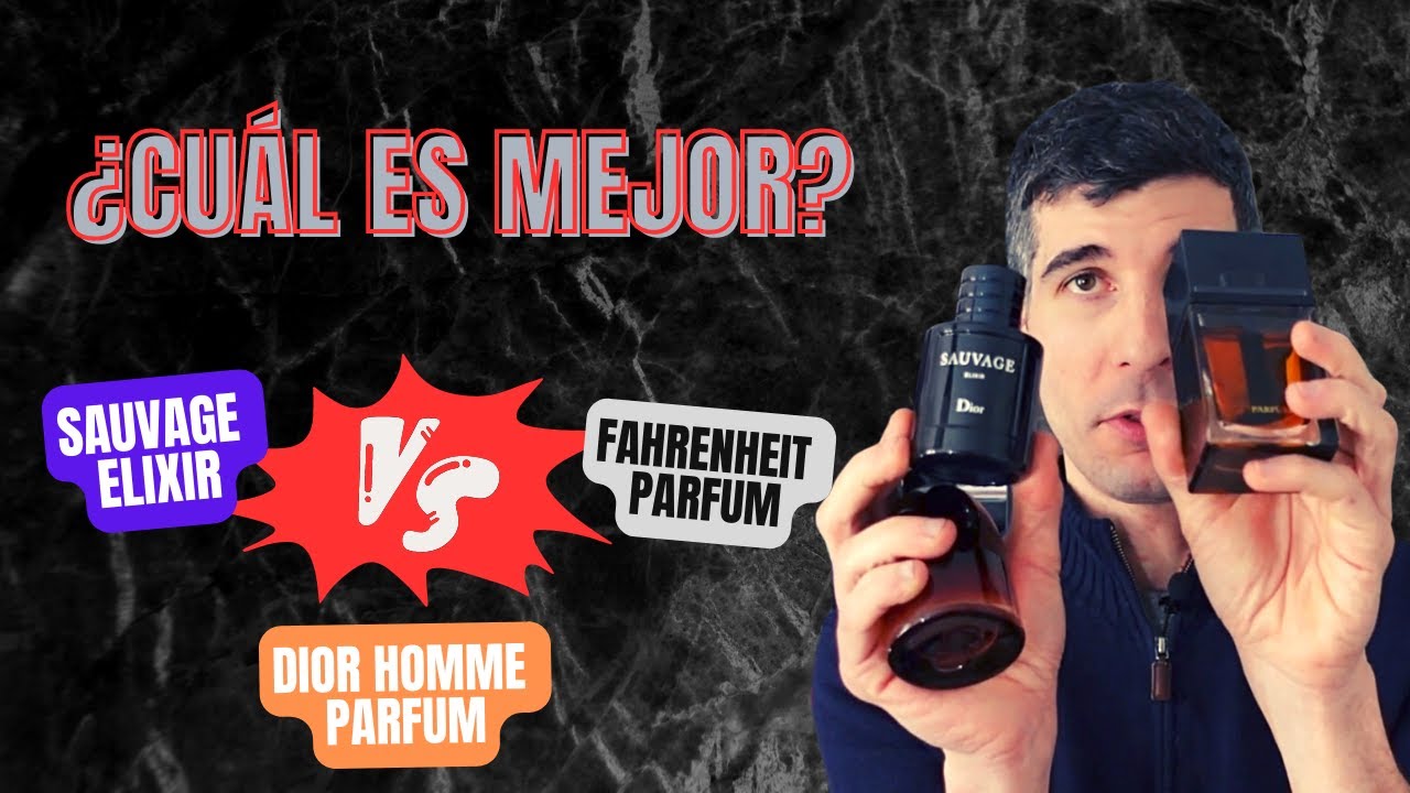 ¿CUÁL ES MEJOR? : Dior Homme Parfum vs Sauvage Elixir vs Fahrenheit Parfum 🆚 🔥