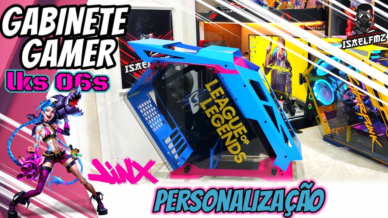 #pcgaming LEAGUE OF LEGENDS (personalização insana) modelo LKS06S PIXO game #lol