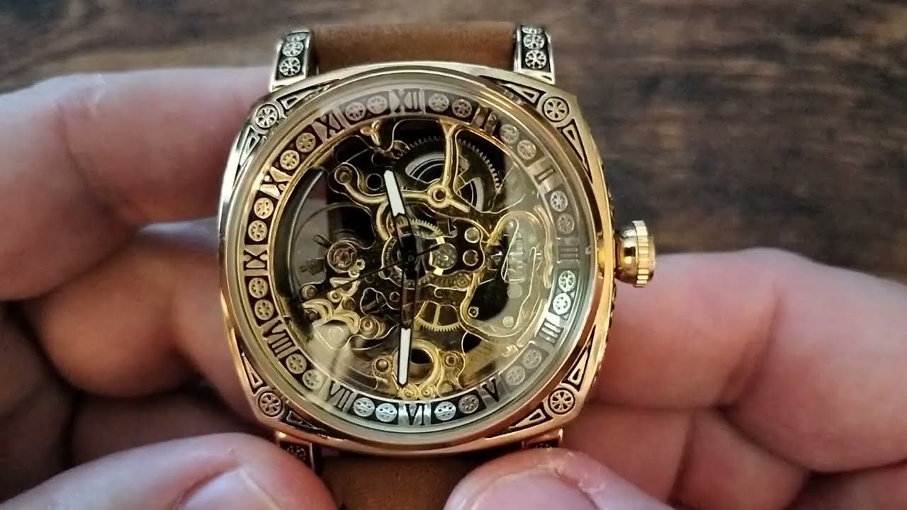 Forsining Skeleton Dial Automatic Watch.