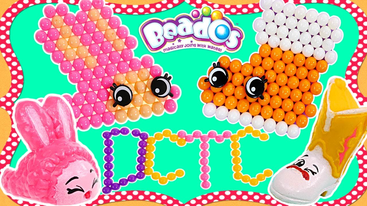 Shopkins Beados ❤ 550 Beads de Colores Con Plantillas de Shopkins Crealos Tu Mismo