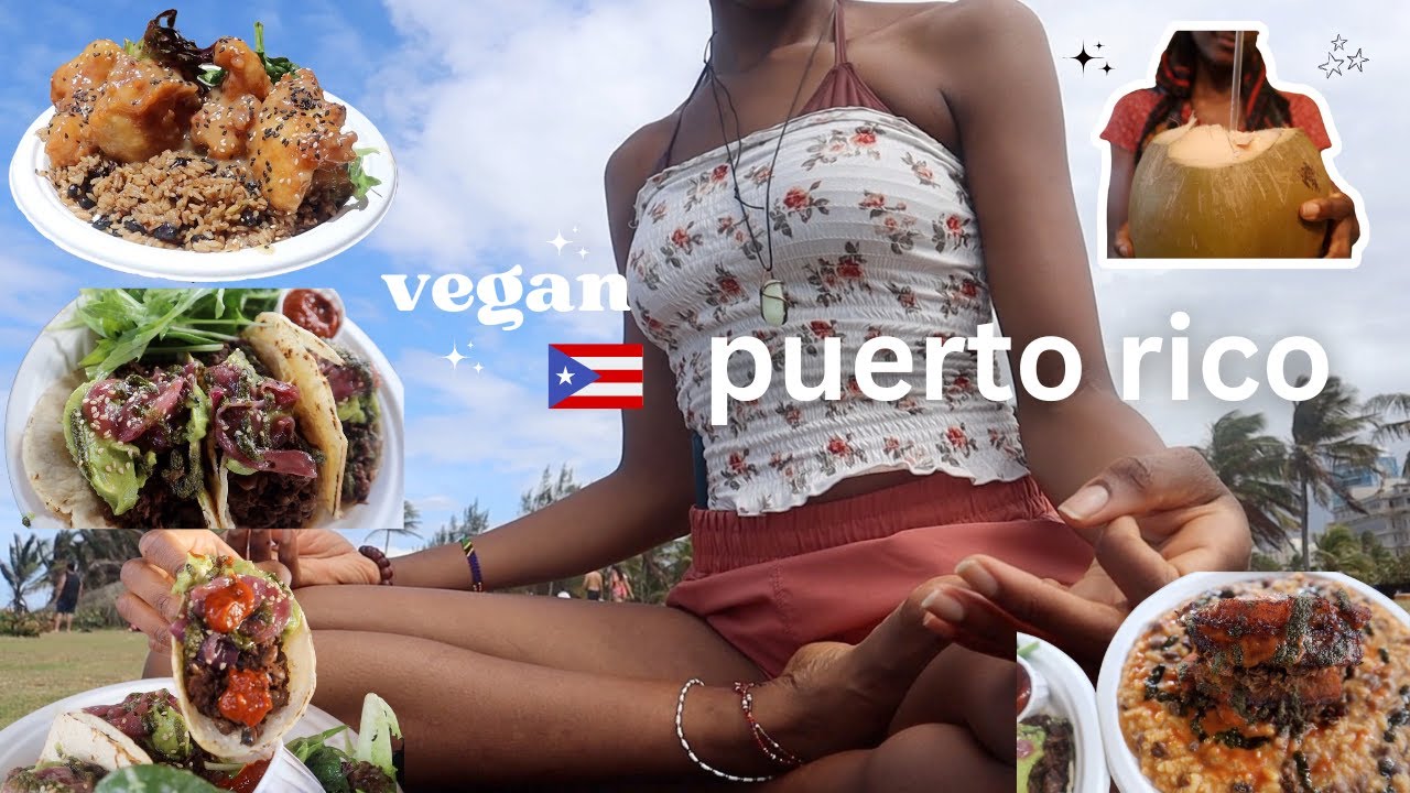 alone in Puerto rico | vegan food tour