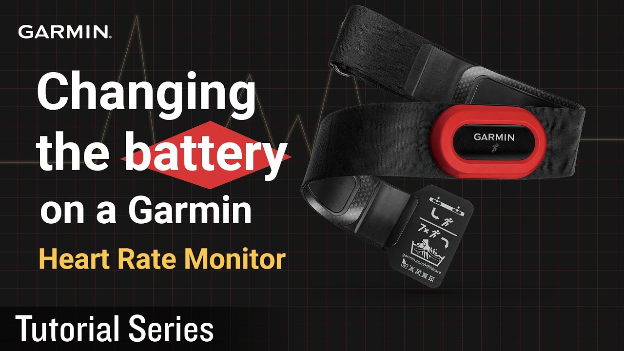 Tutorial - Changing the battery on a Garmin Heart Rate Monitor