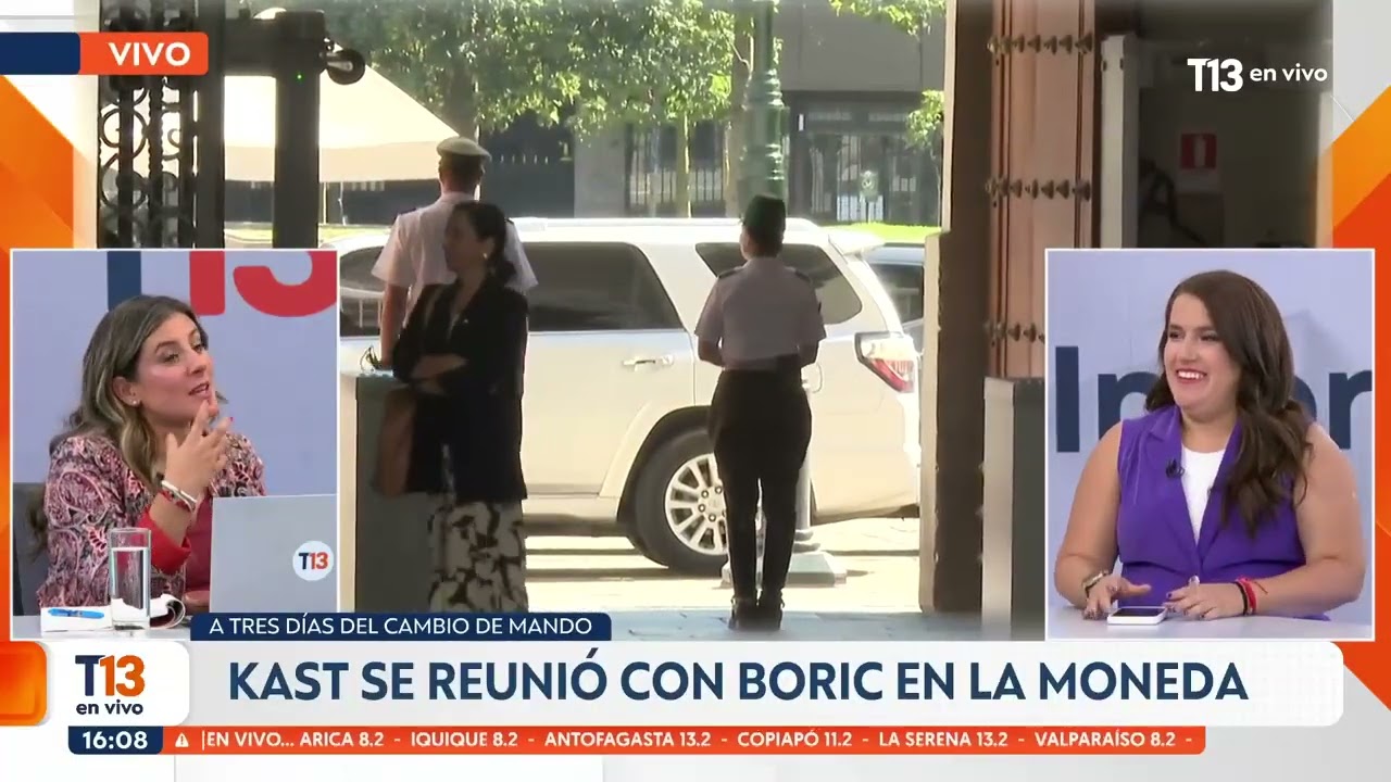 Kast se reunió con Boric en La Moneda