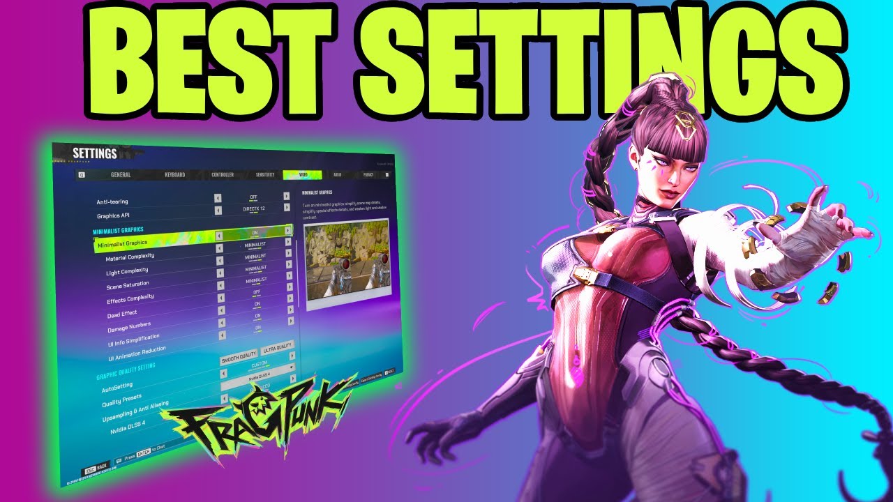 FRAGPUNK *BEST* SETTINGS | FPS + PERFROMANCE