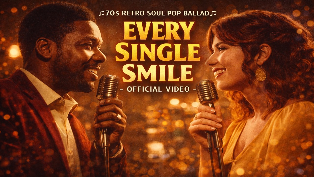 70s Retro Soul Pop Ballad – Every Single Smile (Official Video)