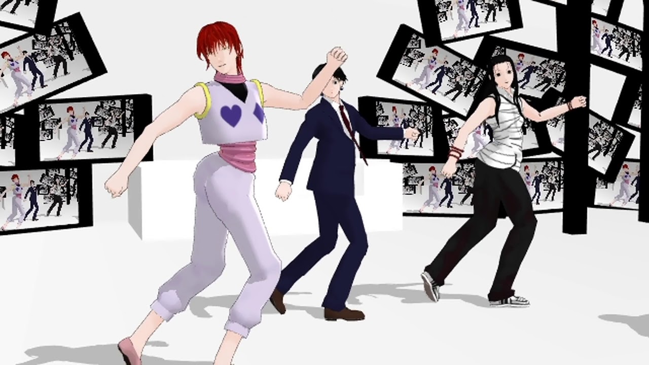 【ハンターMMD】マイルームディスコナイト【アダルトリオとクラピカ】