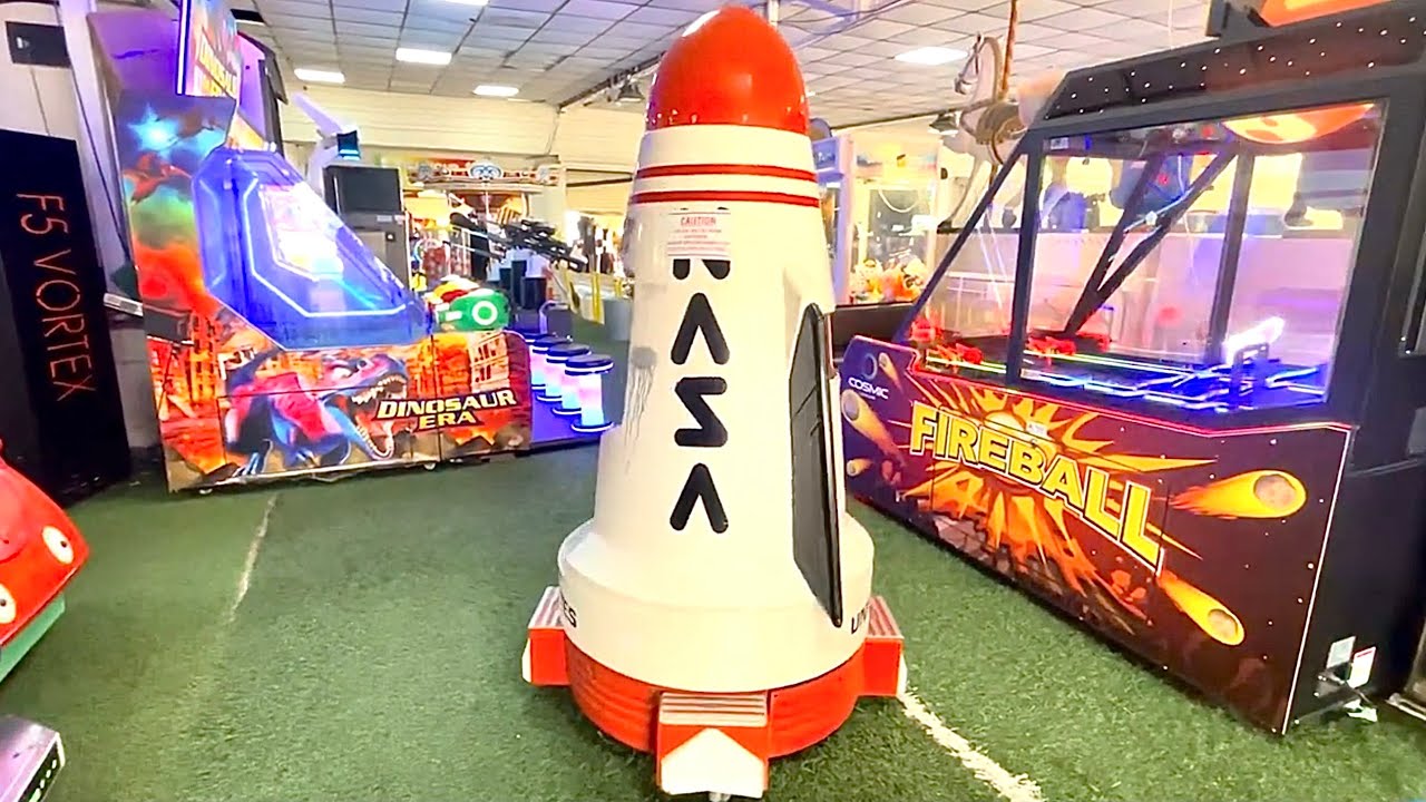 RG Mitchell Space Rocket Coin Operated Kiddie Ride